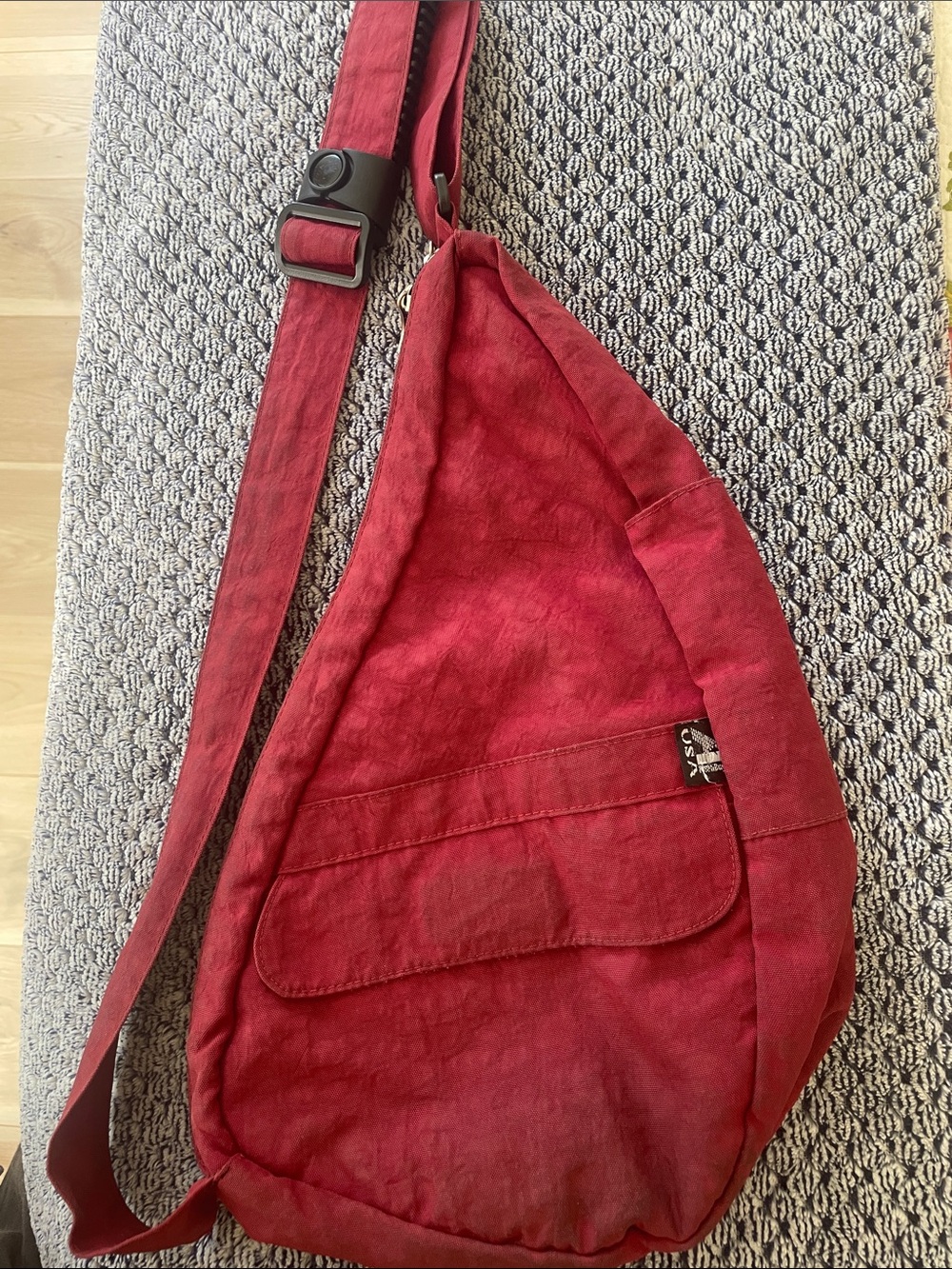 Ameribag Healthy Back Red Sling Crossbody Bag
